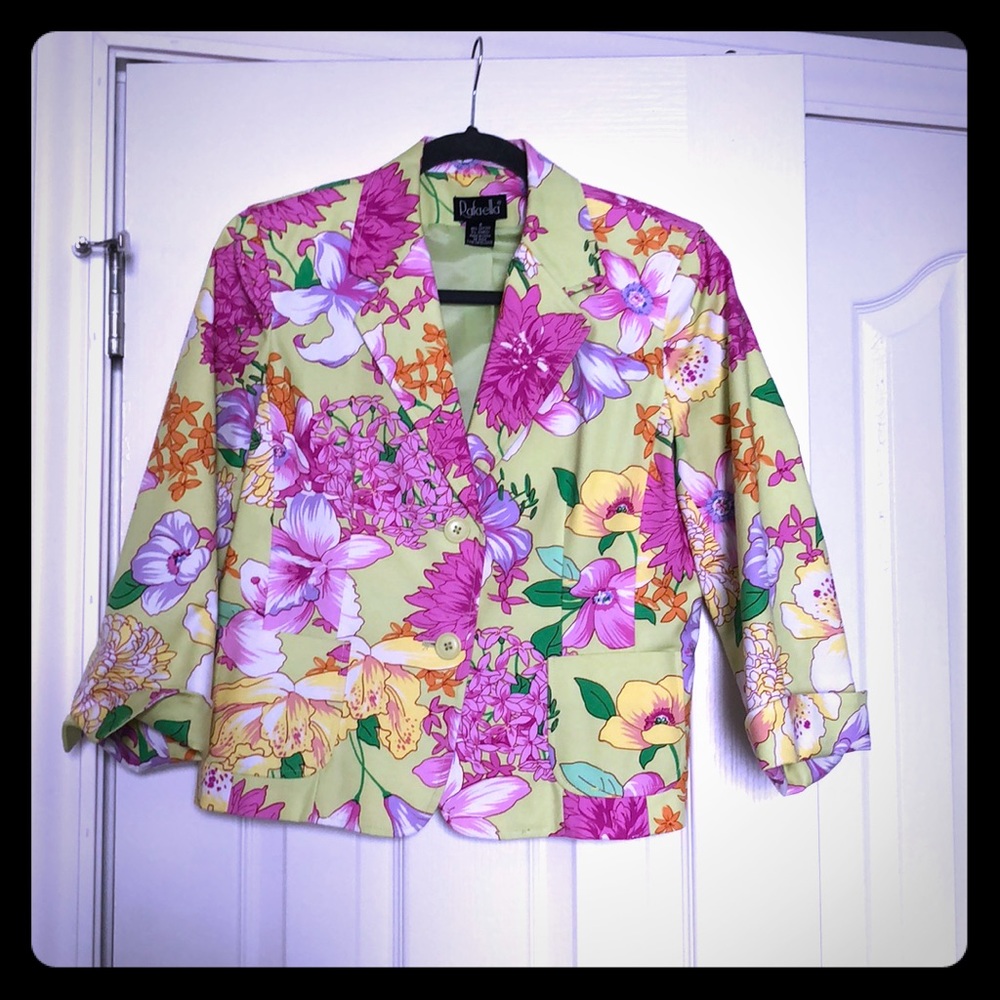Colorful summer blazer